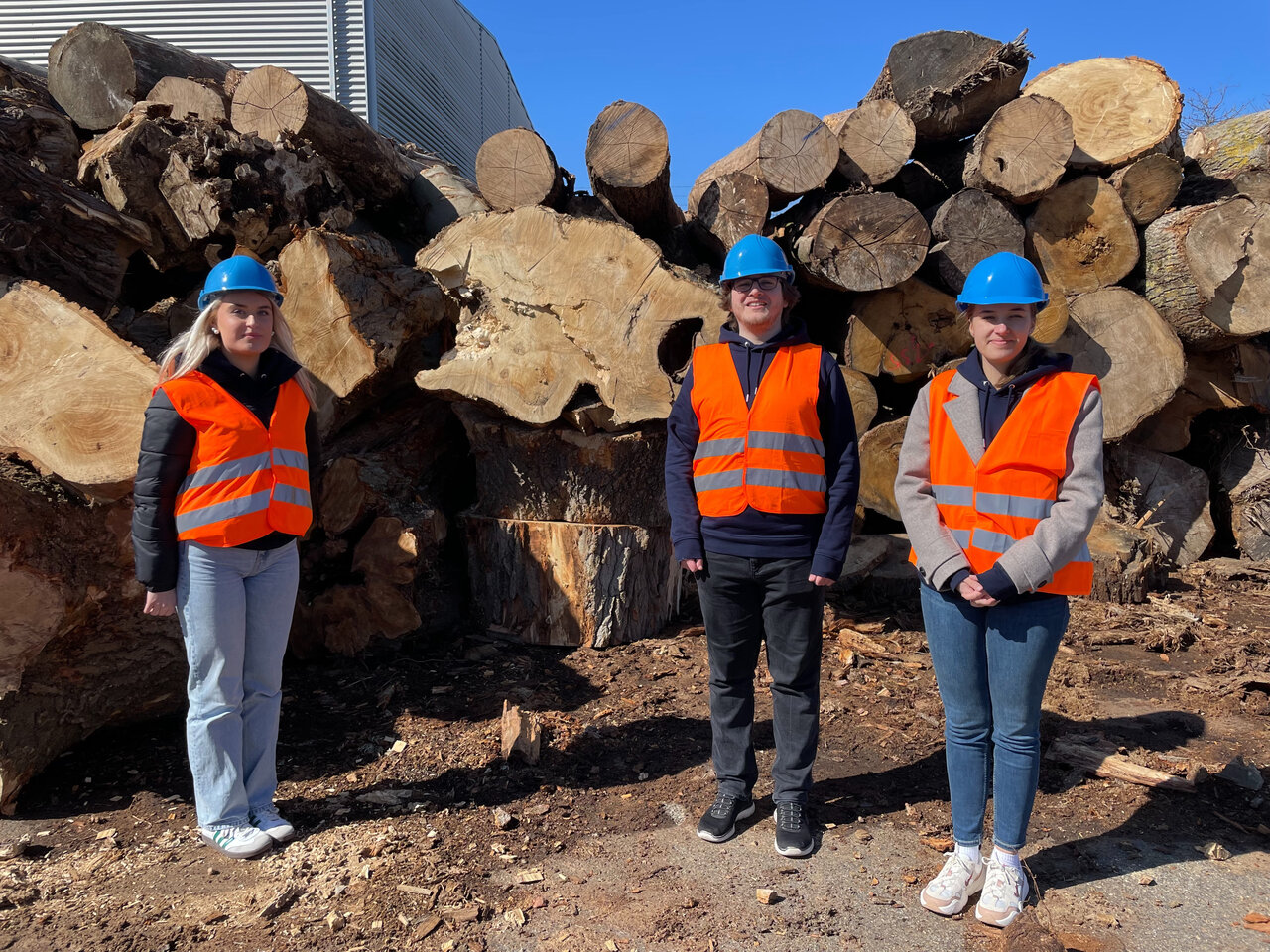 Azubis im Rostocker Frachthafen