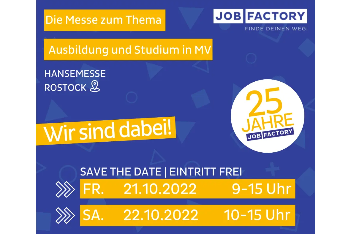 Plakat 25 Jahre Jobfactory