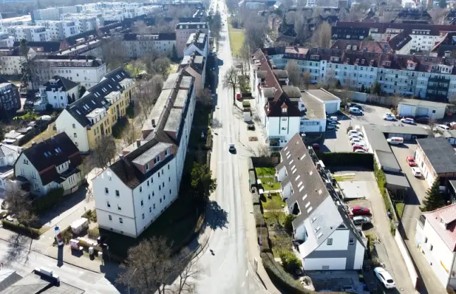 Luftaufnahme Rostocker Straße