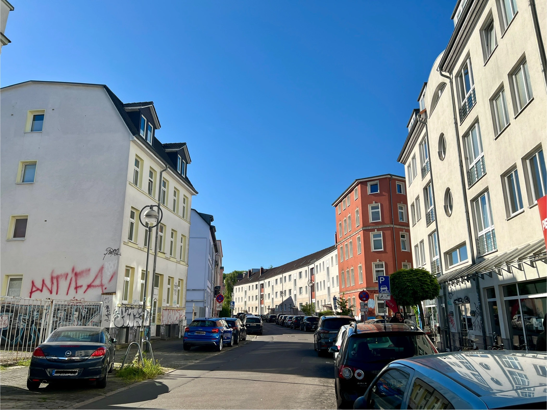 Blick in die Ottostraße