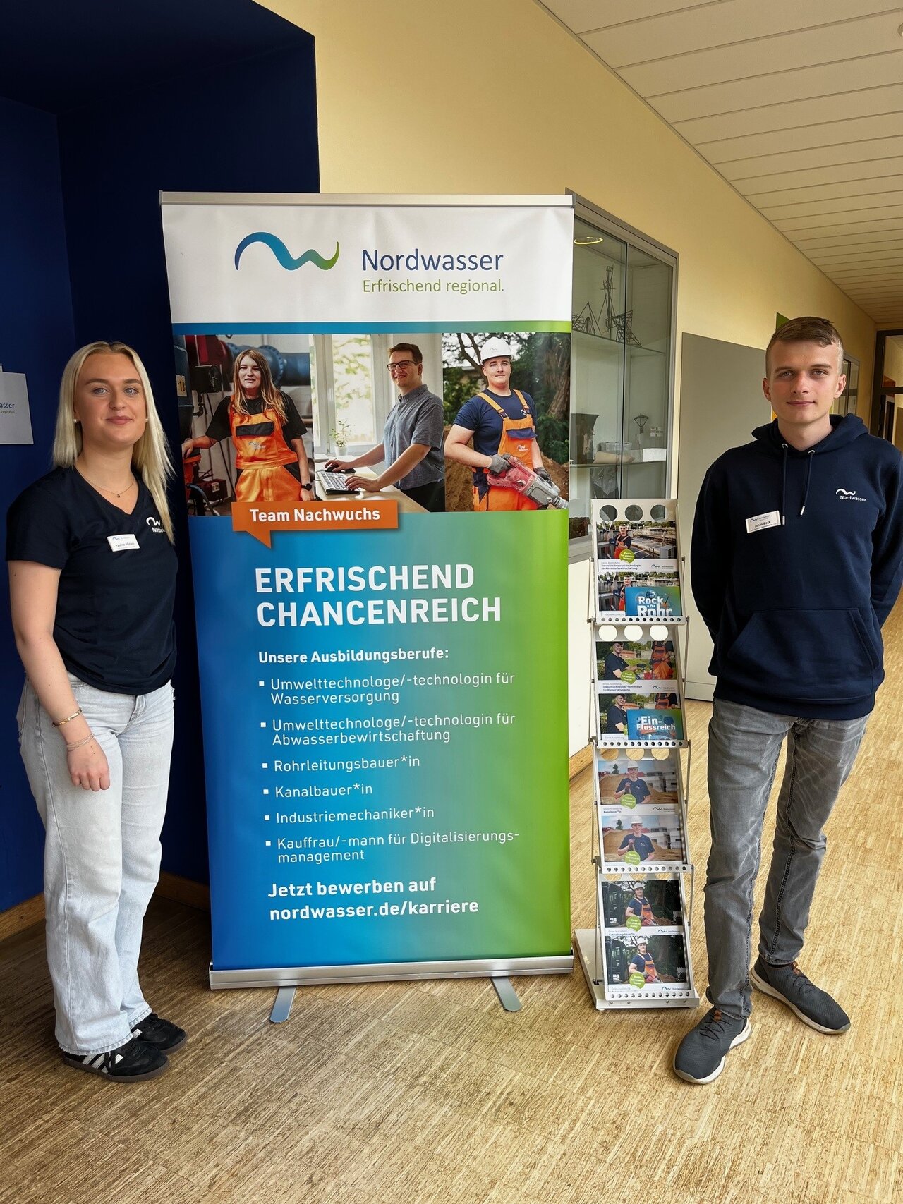 Pauline und Jonas in der Don-Bosco