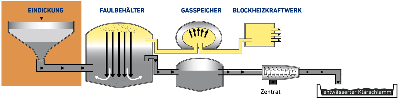 Ablauf Eindickprozess