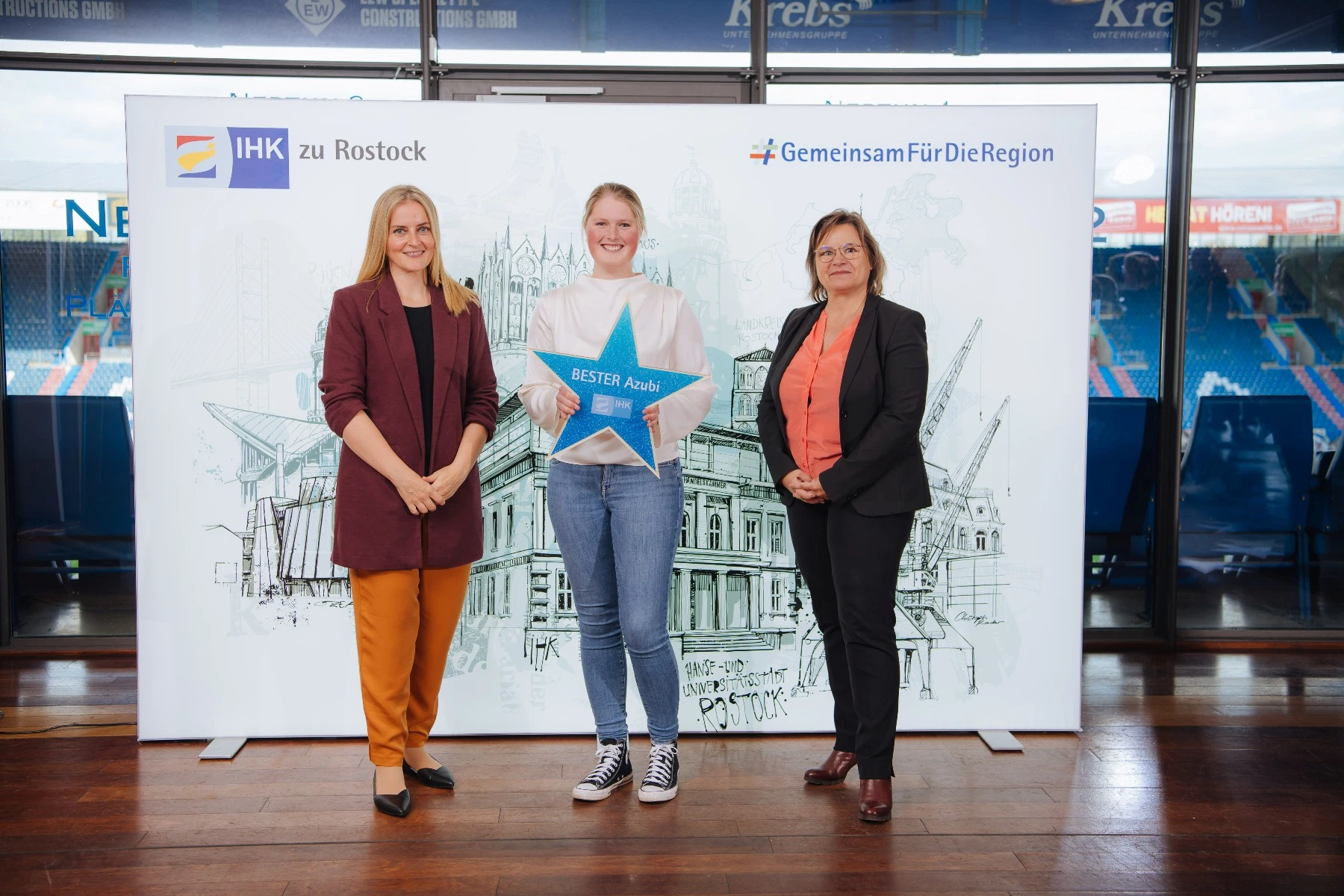 Gruppenfoto bei der Bestenehrung