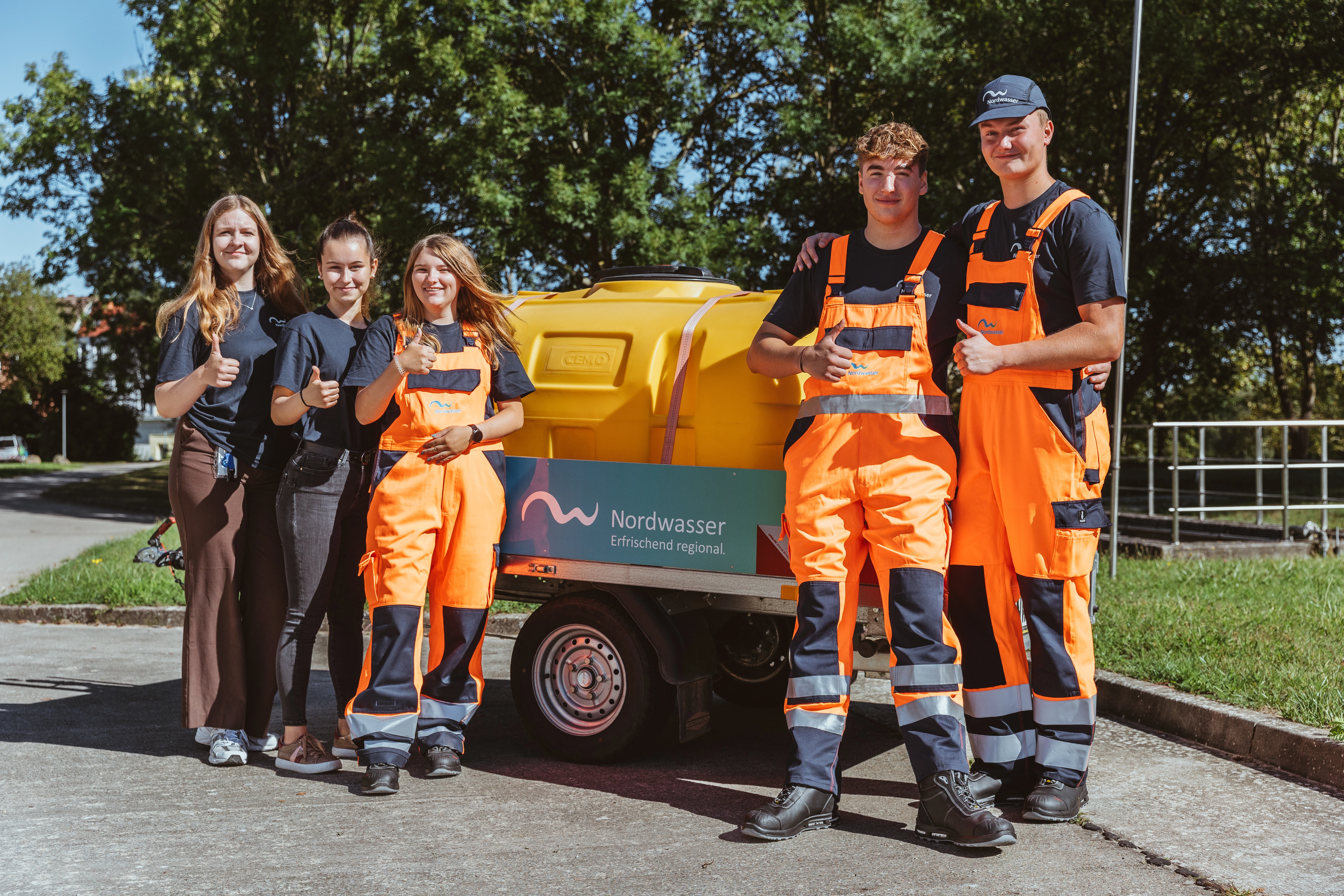 Gruppenfoto der neuen Azubis