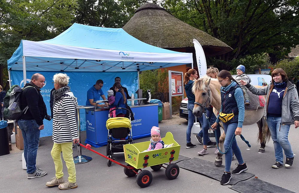 Nordwasserstand auf dem Zoofest