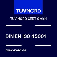 TÜV Nord Plakette 45001