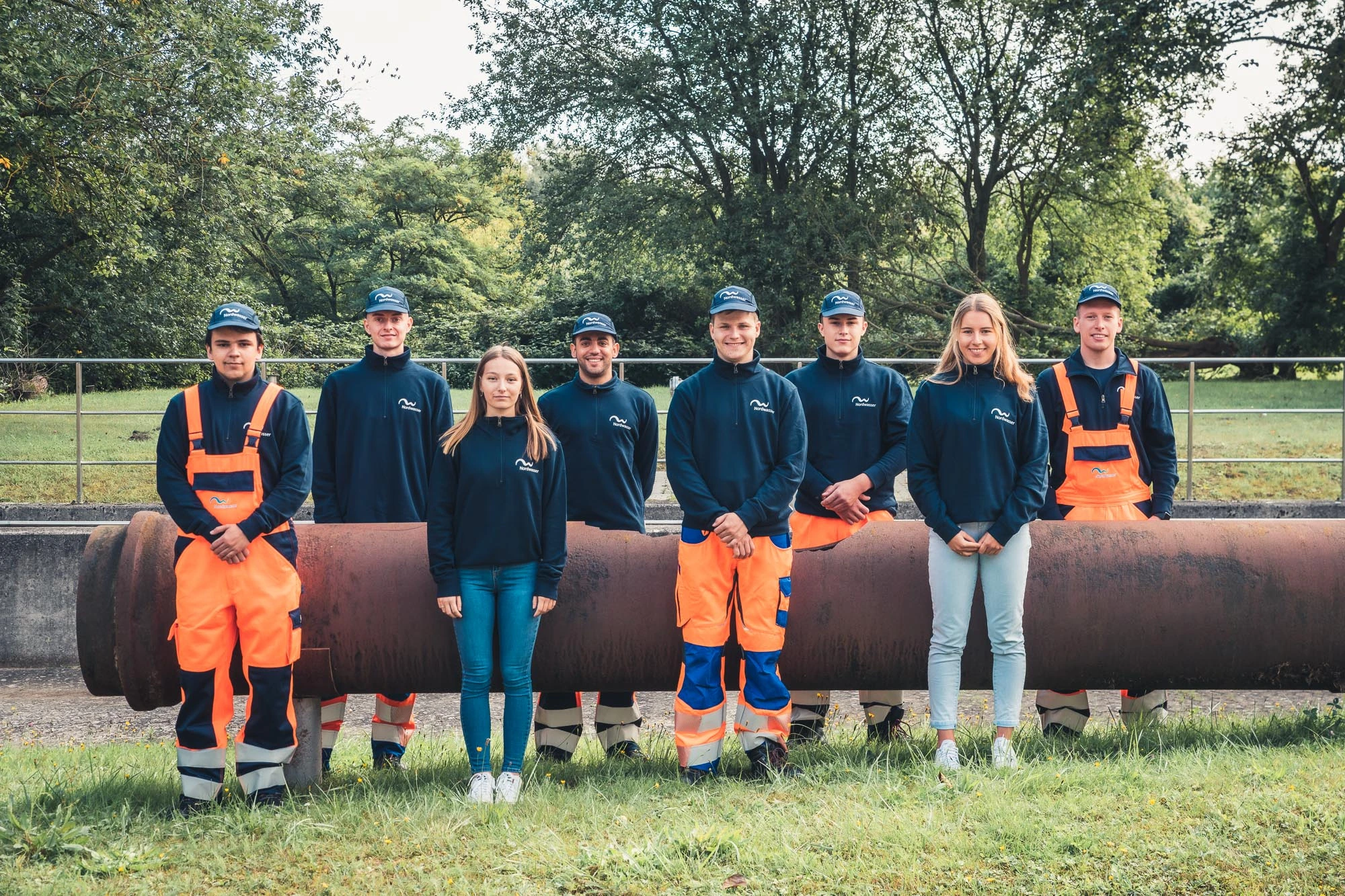 Gruppenfoto der neuen Azubis